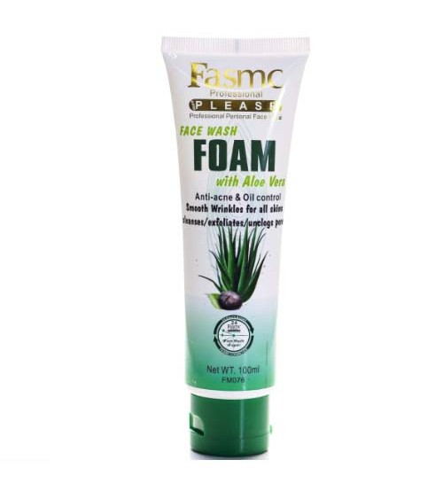 Fasmc Professional Face Wash Foam With Aloe Vera 100ml